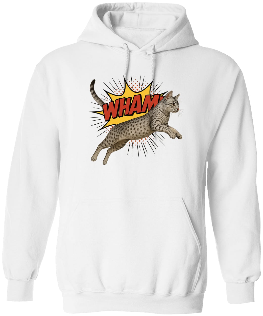 G185 Gildan Pullover Hoodie - White