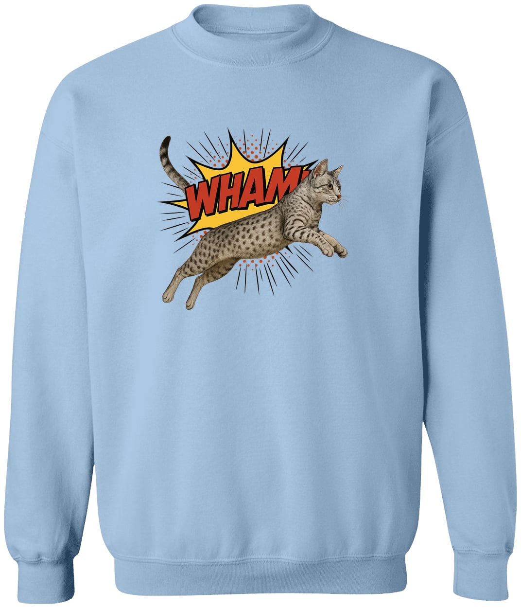 G180 Gildan Crewneck Pullover Sweatshirt - Light Blue