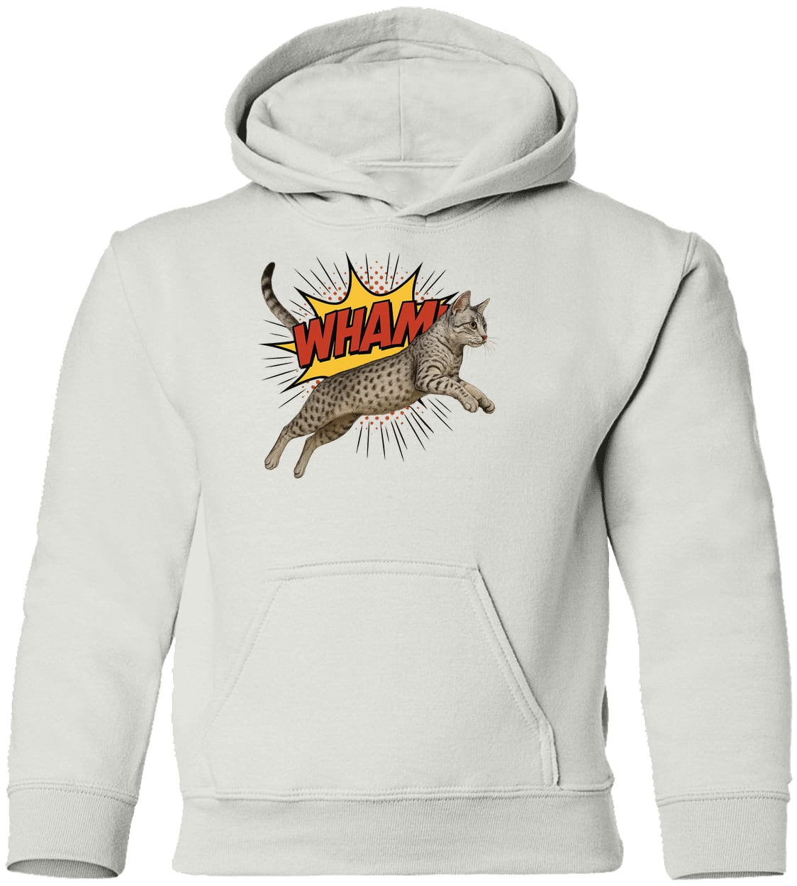G185B Gildan Youth Pullover Hoodie - White