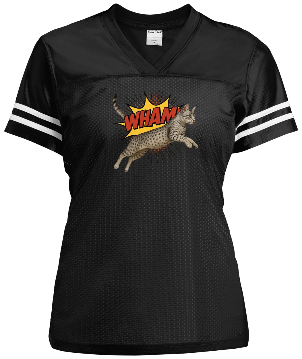 LST307 Sport-Tek Ladies' Replica Jersey - Black/White
