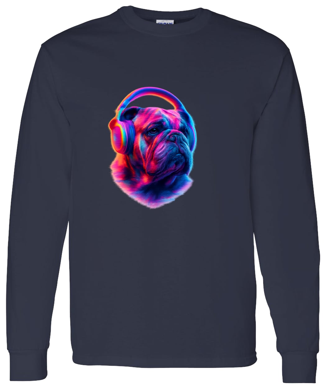G540 LS T-Shirt 5.3 oz. - Navy