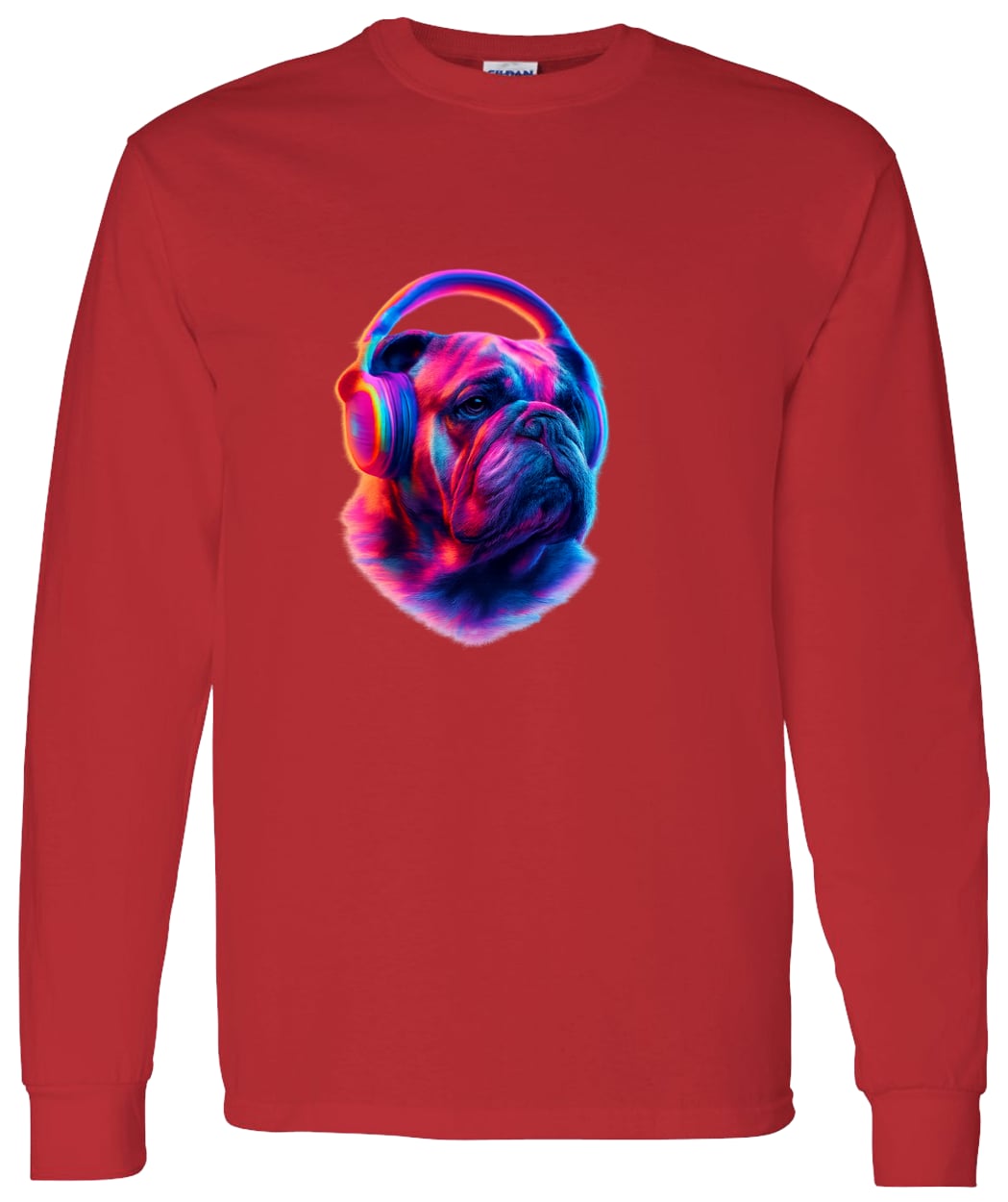 G540 LS T-Shirt 5.3 oz. - Red