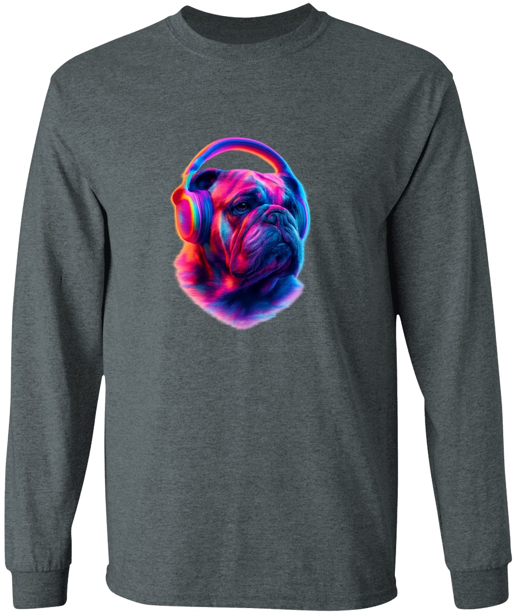 G540 LS T-Shirt 5.3 oz. - Dark Heather