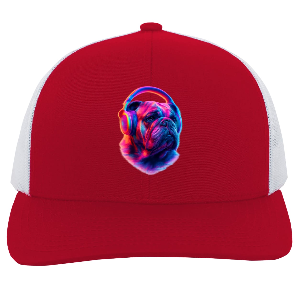 104C Trucker Snap Back - Red/White