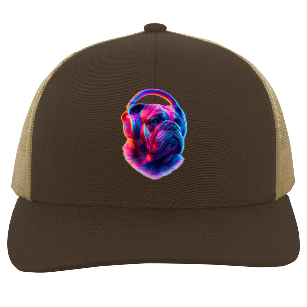 104C Trucker Snap Back - Brown/Khaki