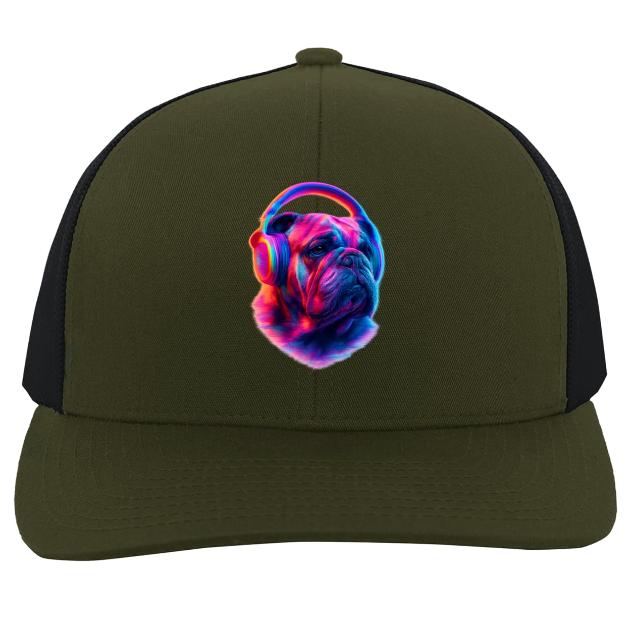 104C Trucker Snap Back - Moss/Charcoal
