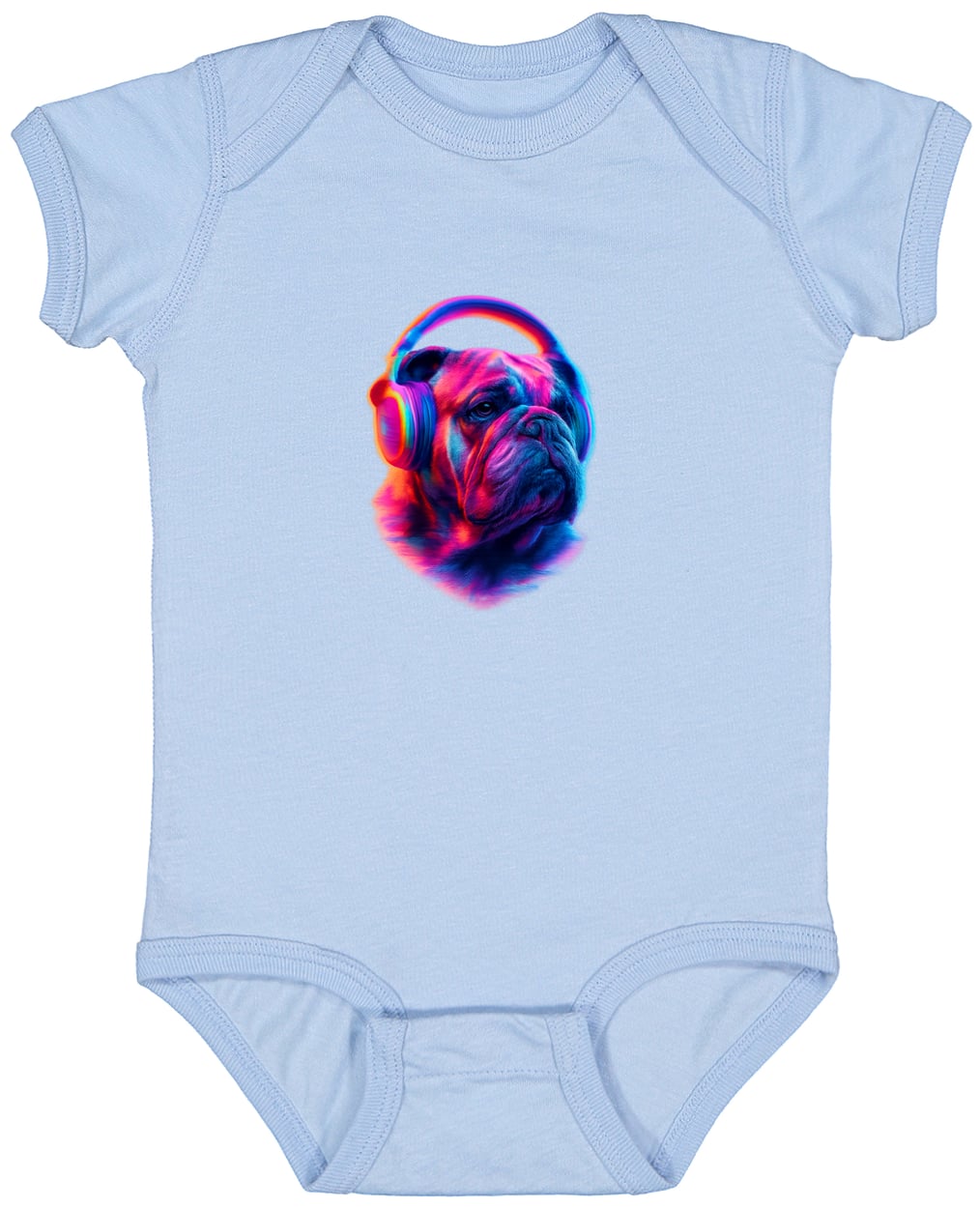 4424 Infant Fine Jersey Bodysuit - Light Blue