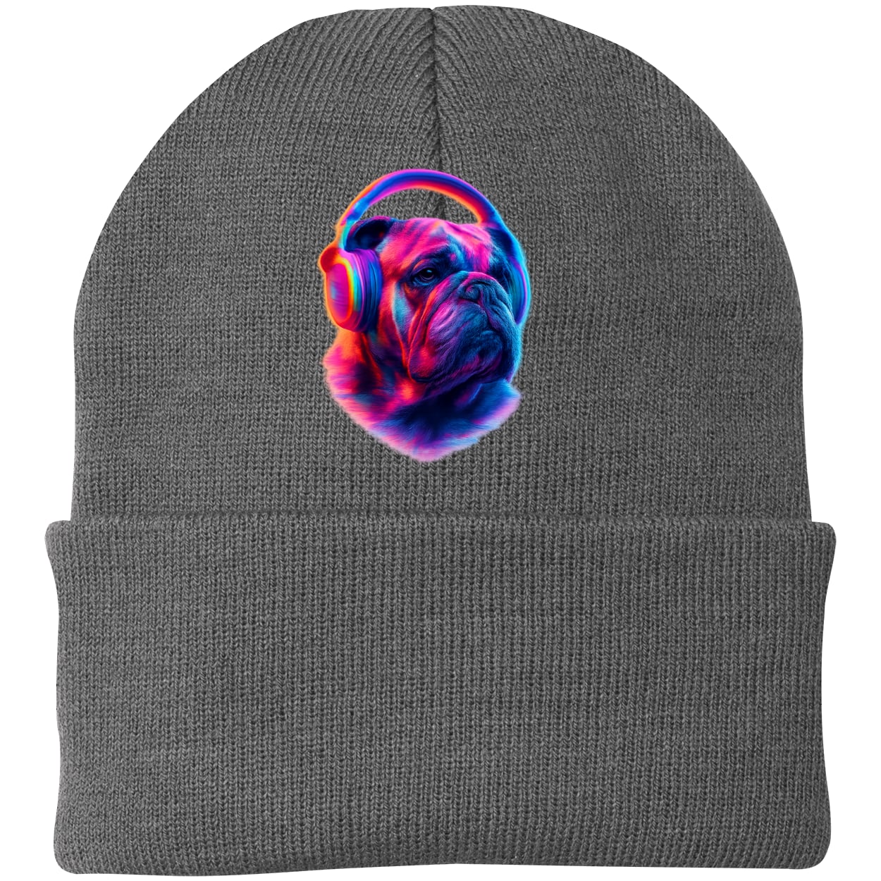 CP90 Port & Company Knit Beanie - Athletic Oxford