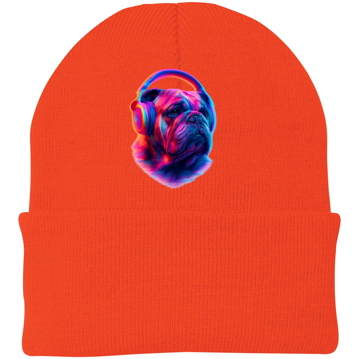 CP90 Port & Company Knit Beanie - Athletic Orange