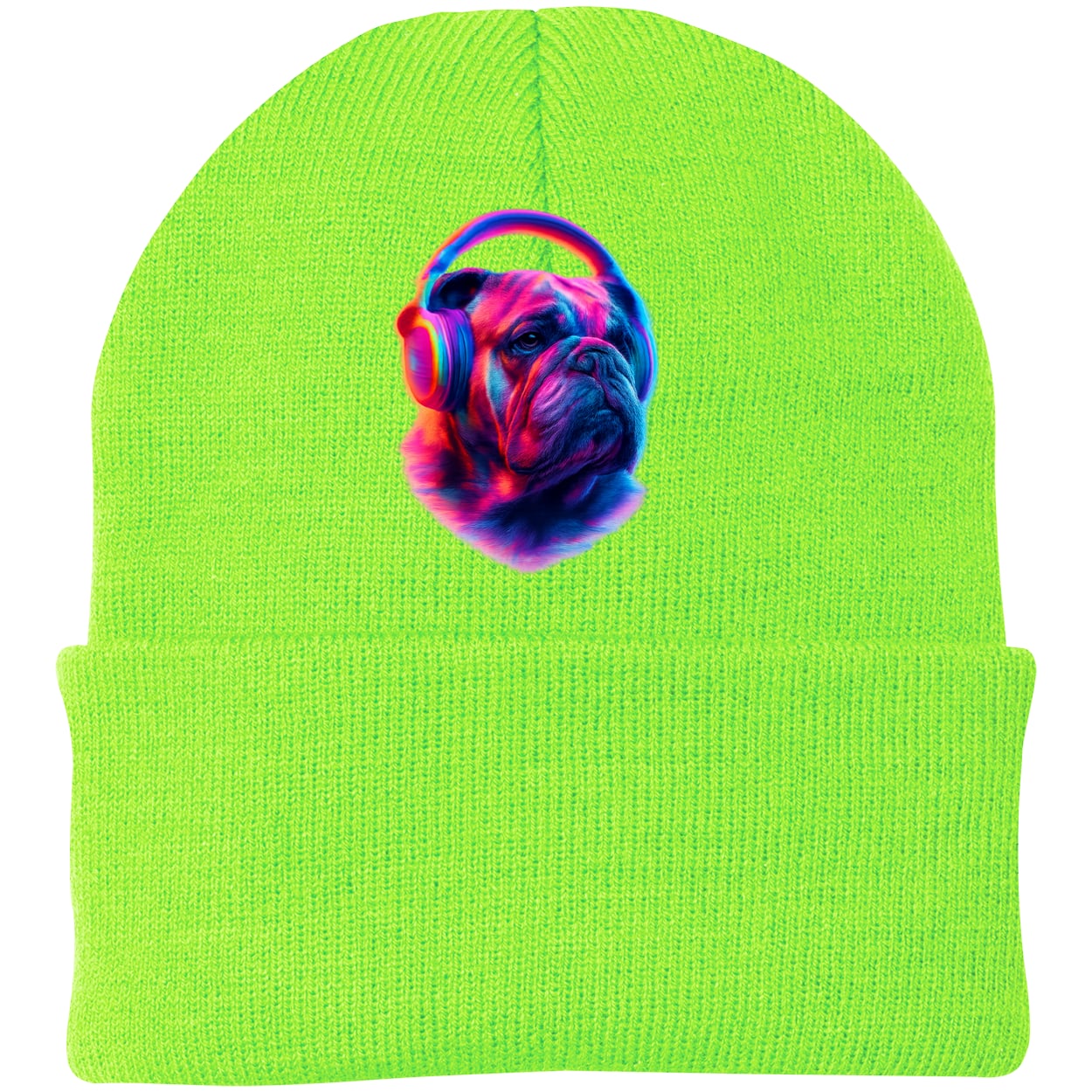 CP90 Port & Company Knit Beanie - Neon Green