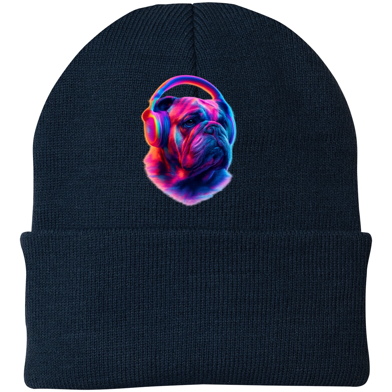 CP90 Port & Company Knit Beanie - Navy