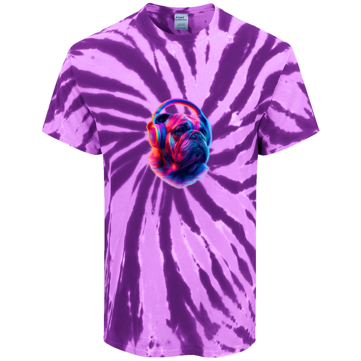 PC147 Port & Company Tie-Dye Tee - Purple