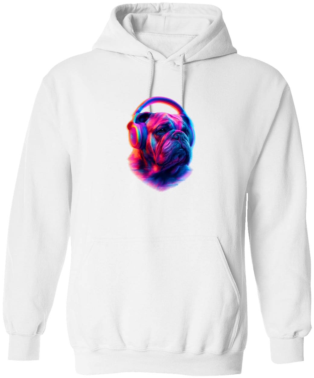 G185 Gildan Pullover Hoodie - White