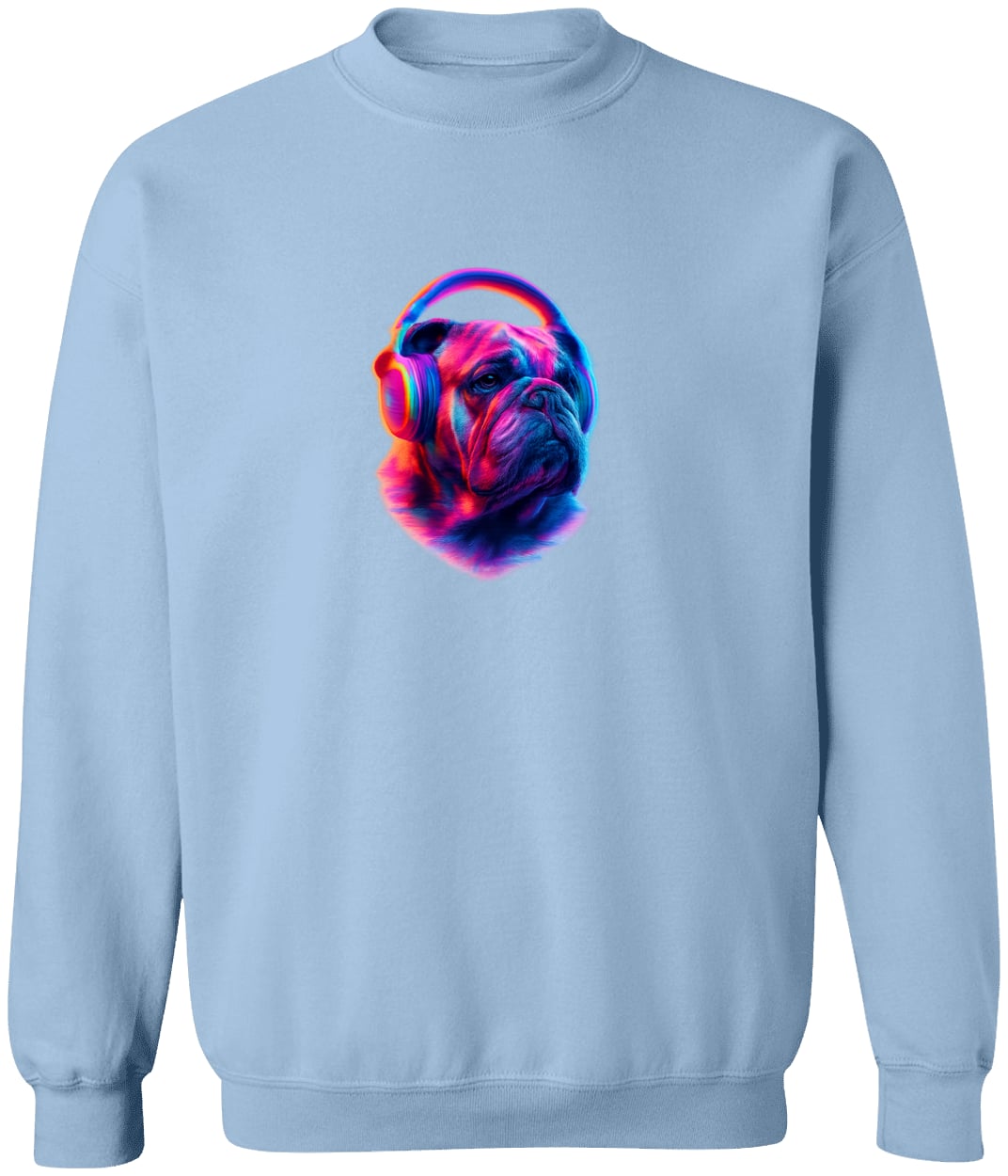 G180 Gildan Crewneck Pullover Sweatshirt - Light Blue