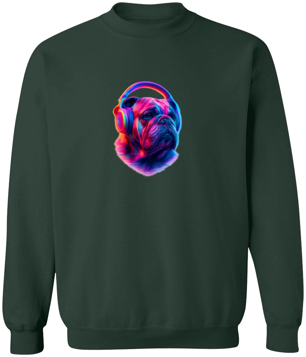 G180 Gildan Crewneck Pullover Sweatshirt - Forest Green