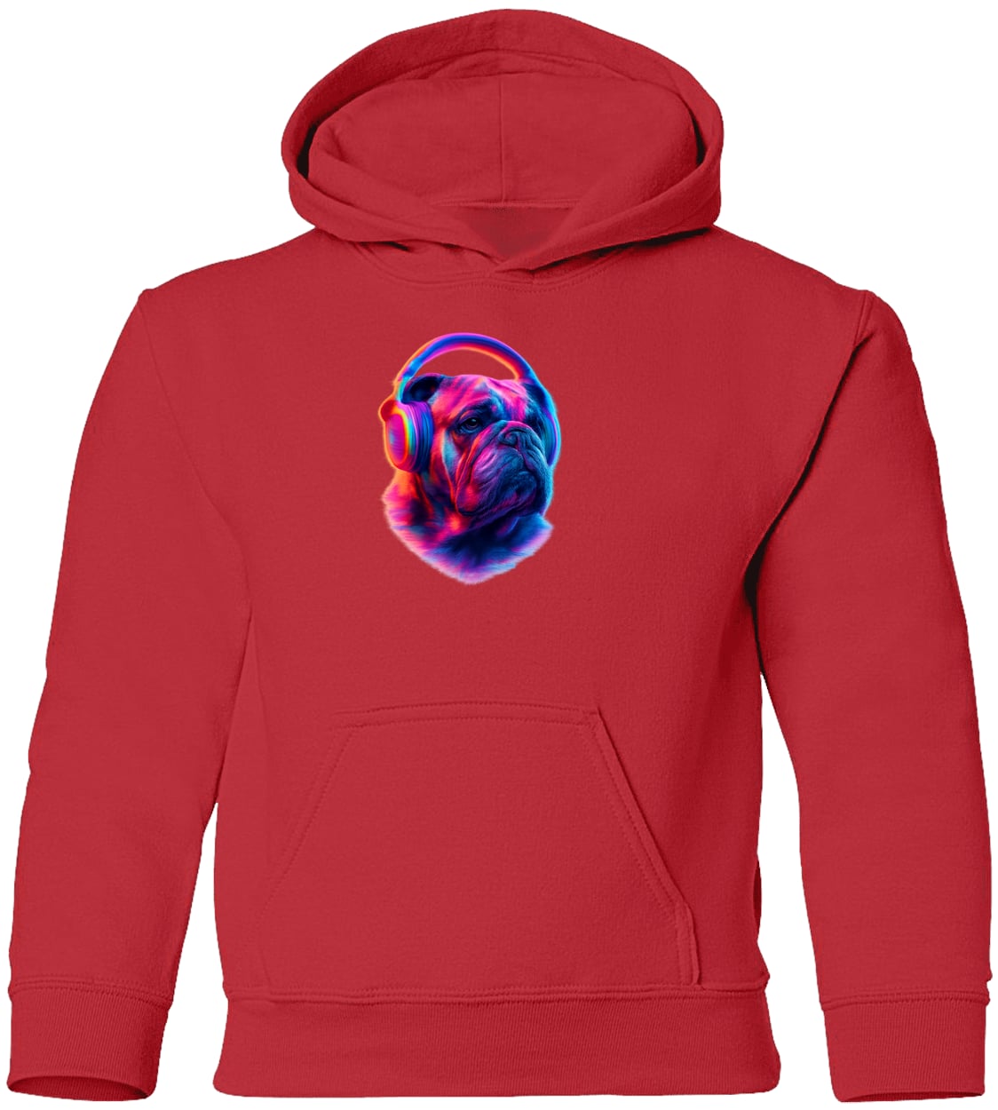 G185B Gildan Youth Pullover Hoodie - Red