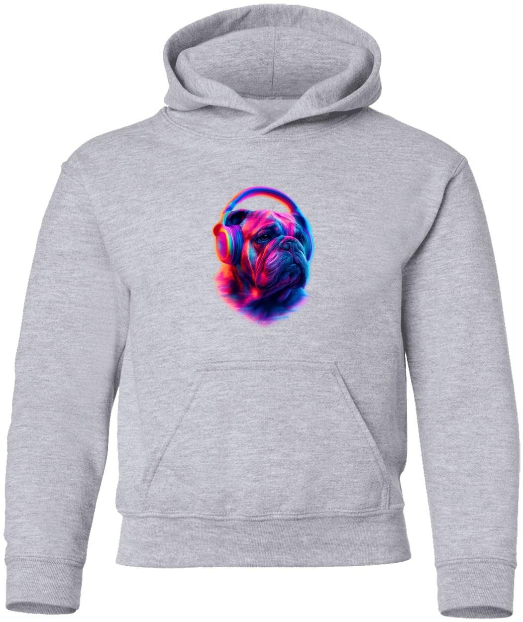 G185B Gildan Youth Pullover Hoodie - Sport Grey