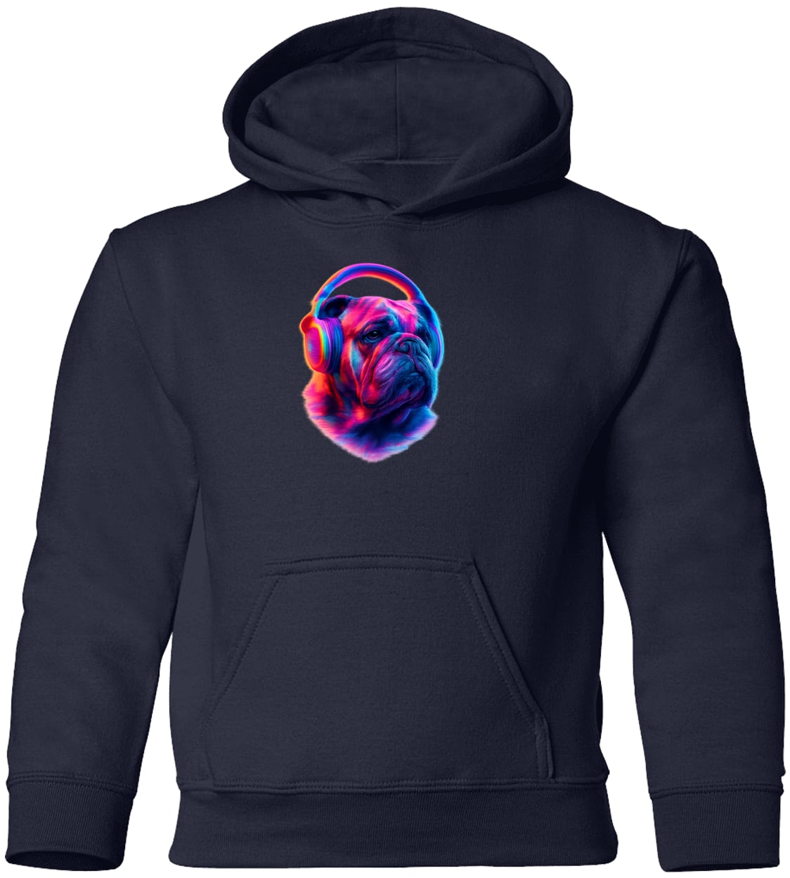 G185B Gildan Youth Pullover Hoodie - Navy