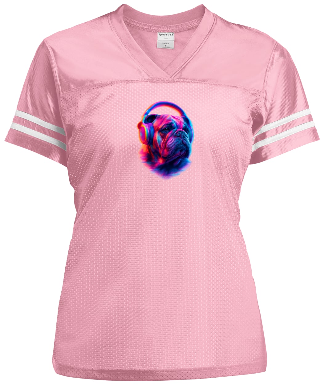 LST307 Sport-Tek Ladies' Replica Jersey - Light Pink/White
