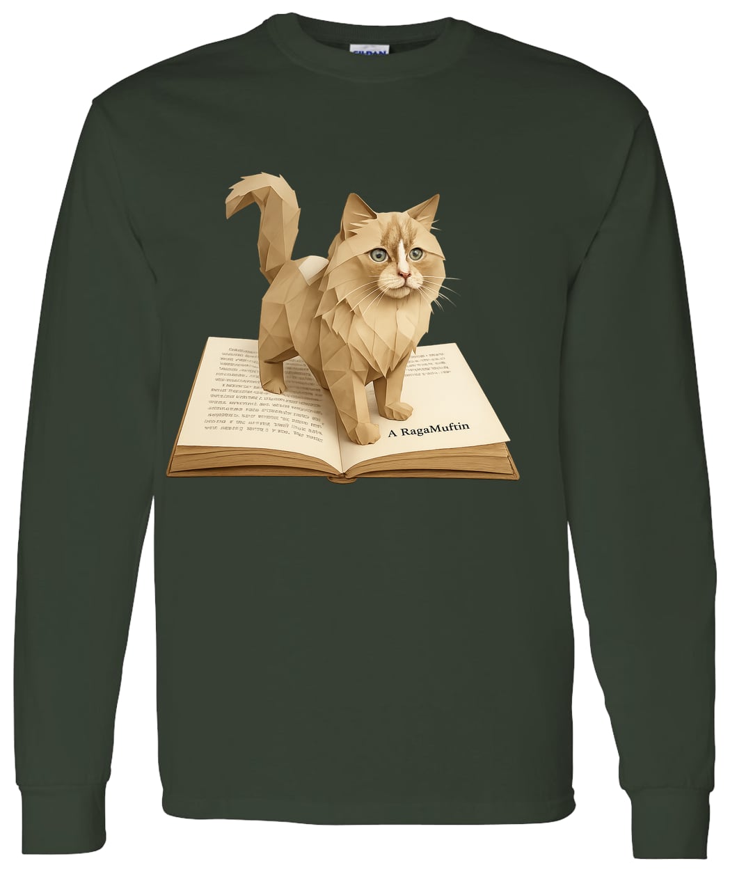G540 LS T-Shirt 5.3 oz. - Forest Green