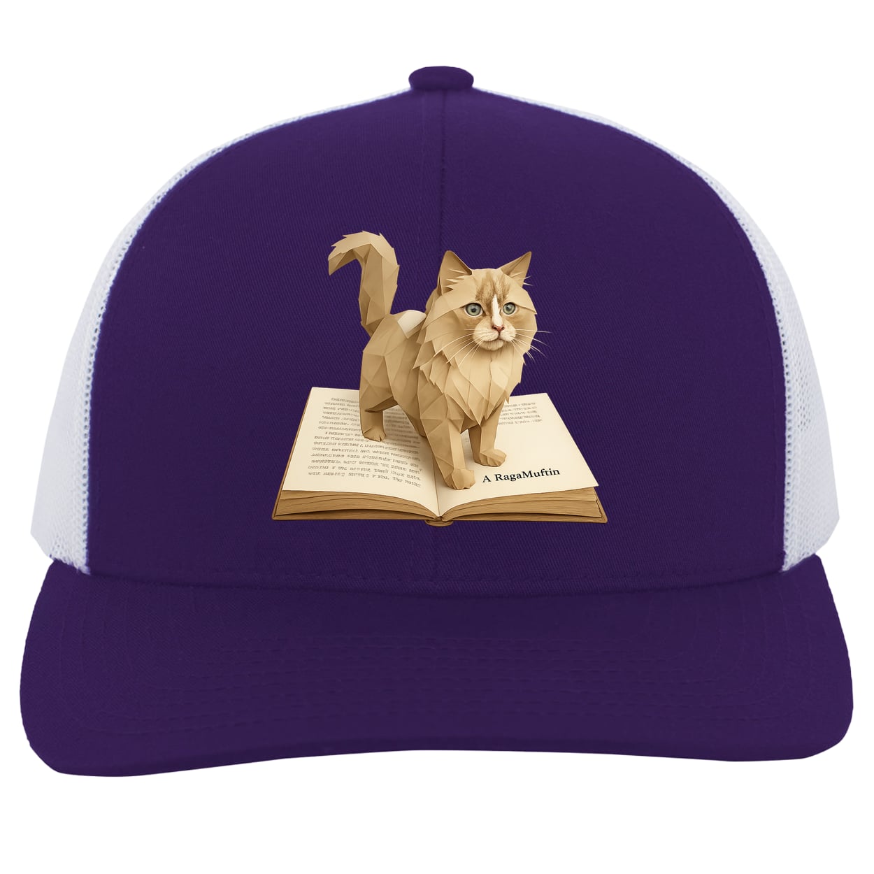 104C Trucker Snap Back - Purple/White