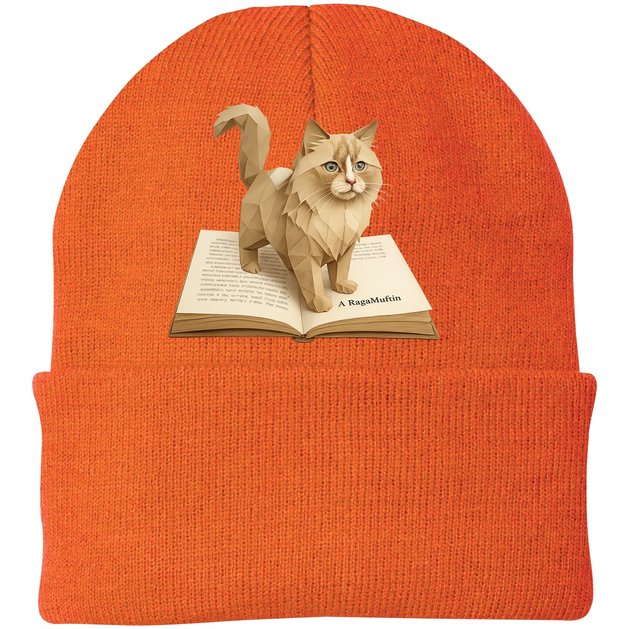 CP90 Port & Company Knit Beanie - Neon Orange