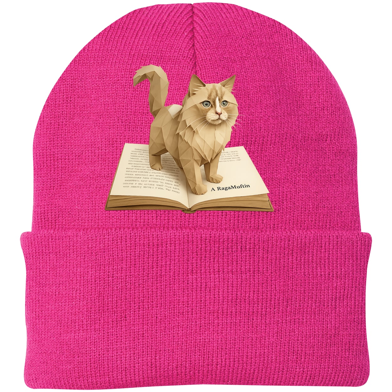 CP90 Port & Company Knit Beanie - Neon Pink