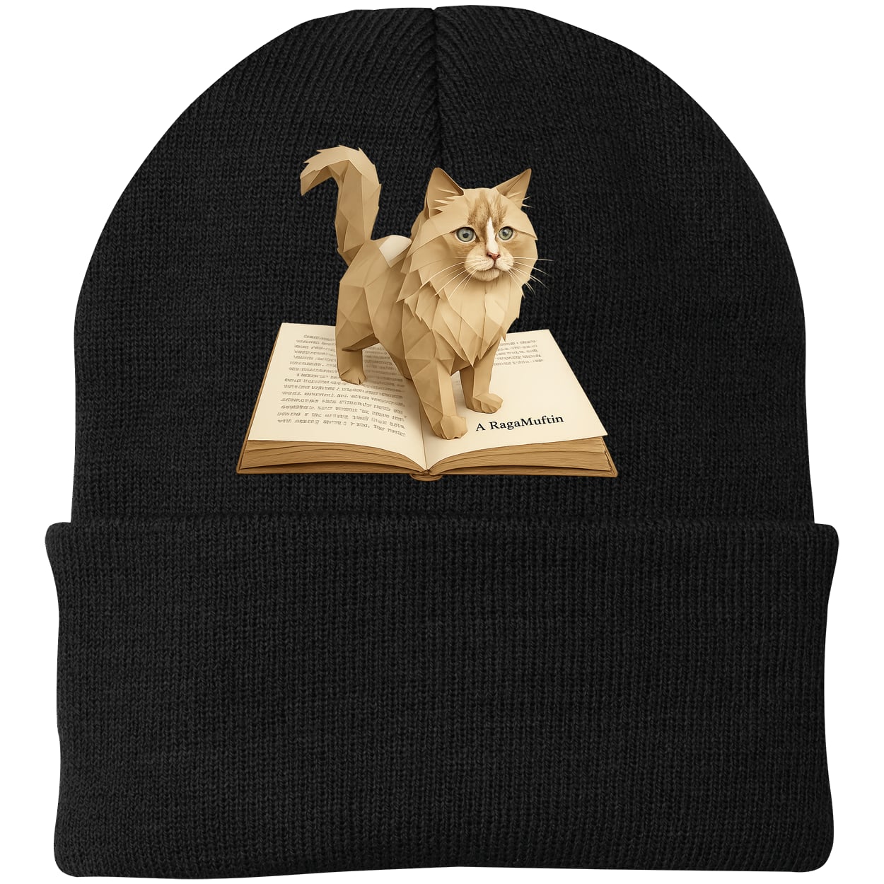 CP90 Port & Company Knit Beanie - Black