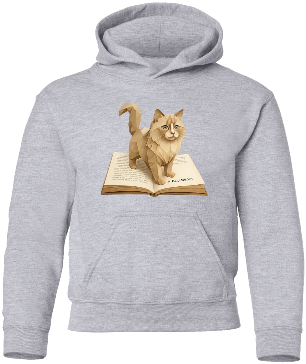 G185B Gildan Youth Pullover Hoodie - Sport Grey