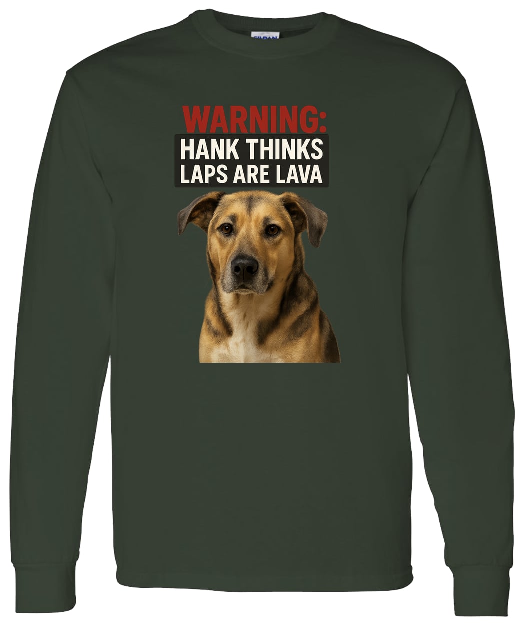 G540 LS T-Shirt 5.3 oz. - Forest Green