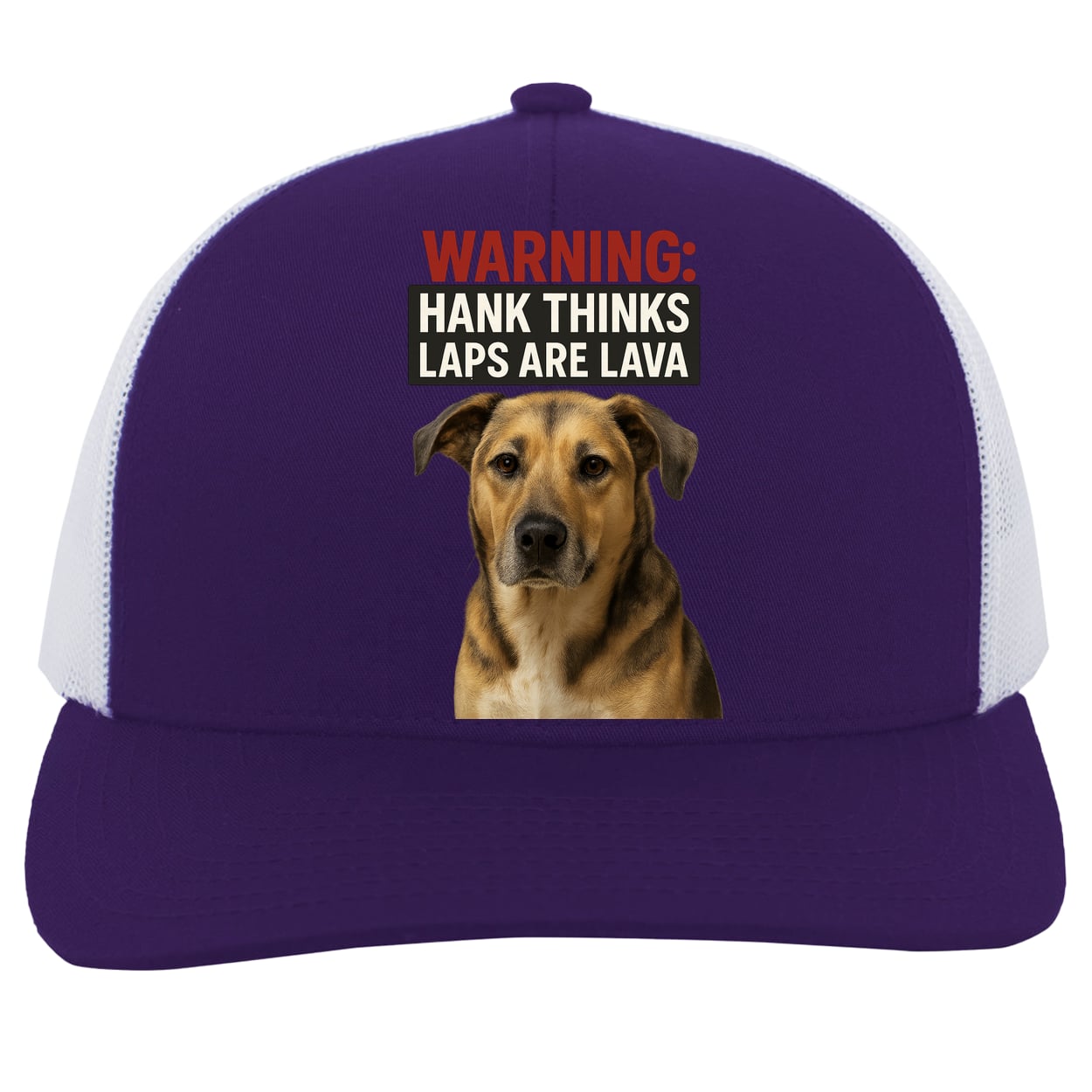 104C Trucker Snap Back - Purple/White