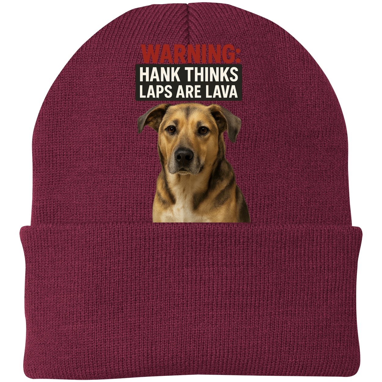 CP90 Port & Company Knit Beanie - Maroon