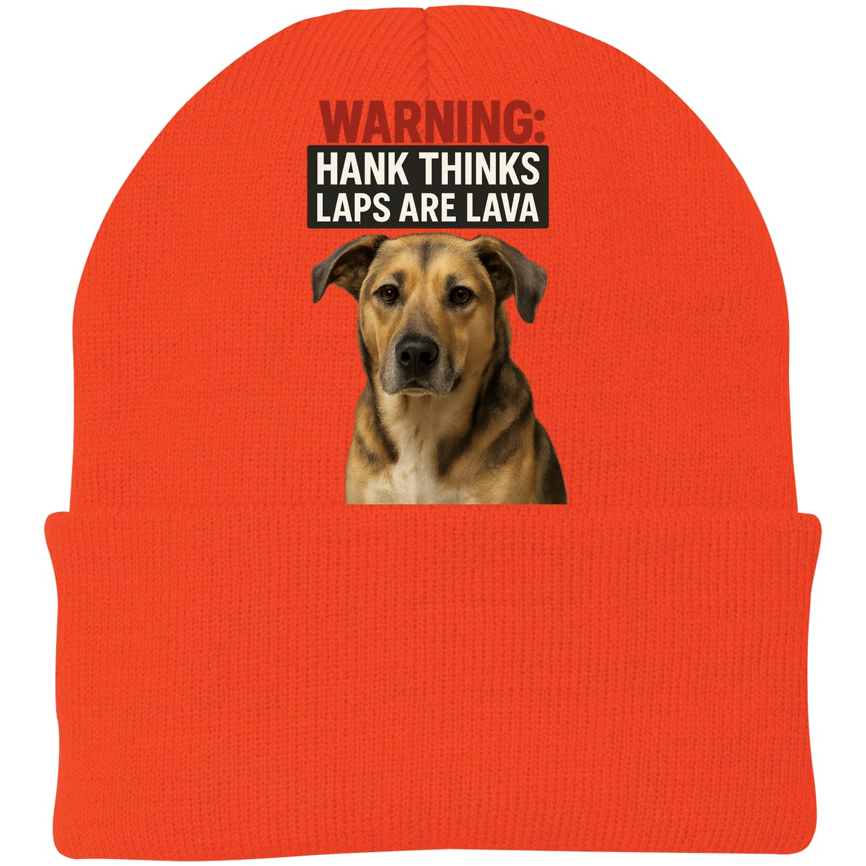 CP90 Port & Company Knit Beanie - Athletic Orange