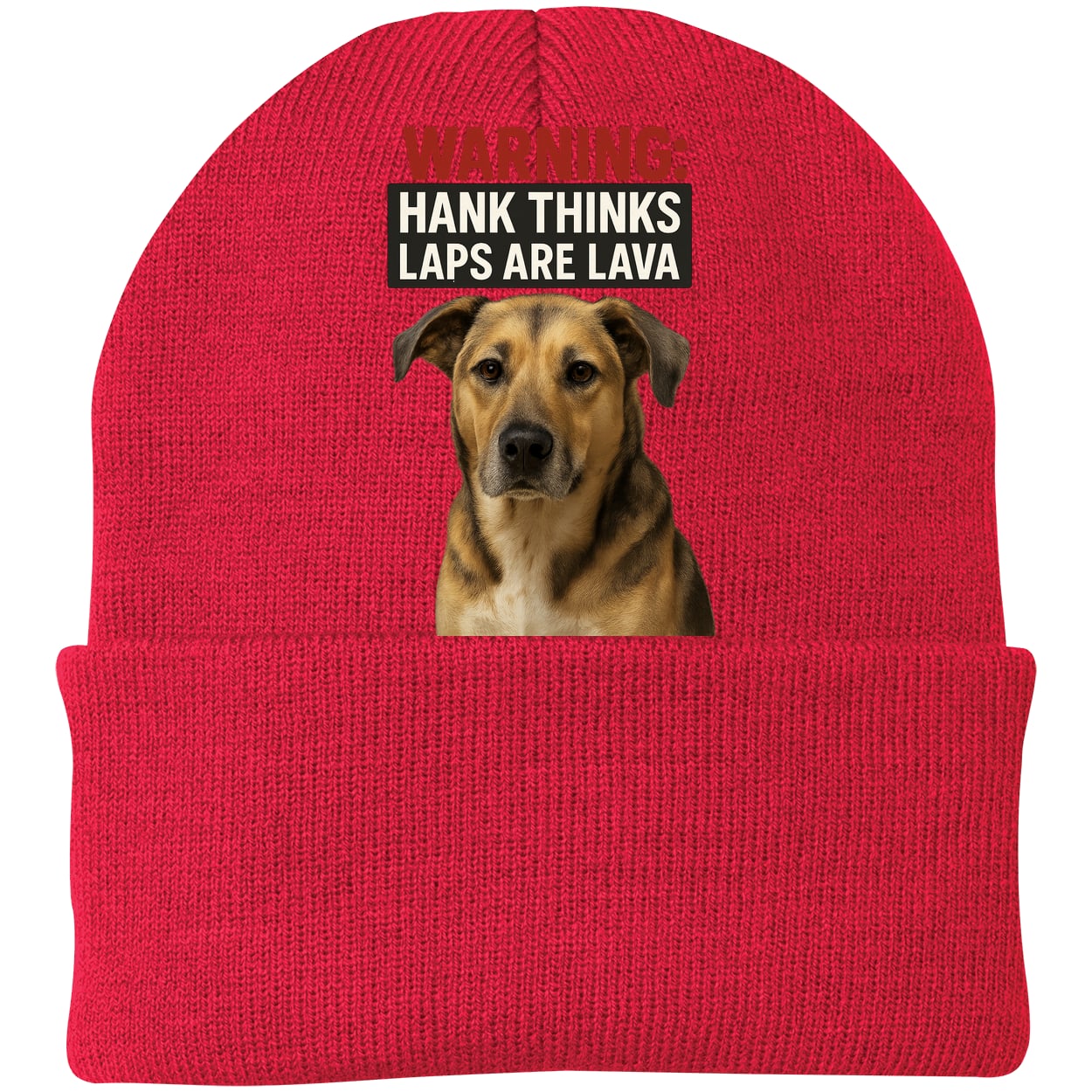 CP90 Port & Company Knit Beanie - Athletic Red