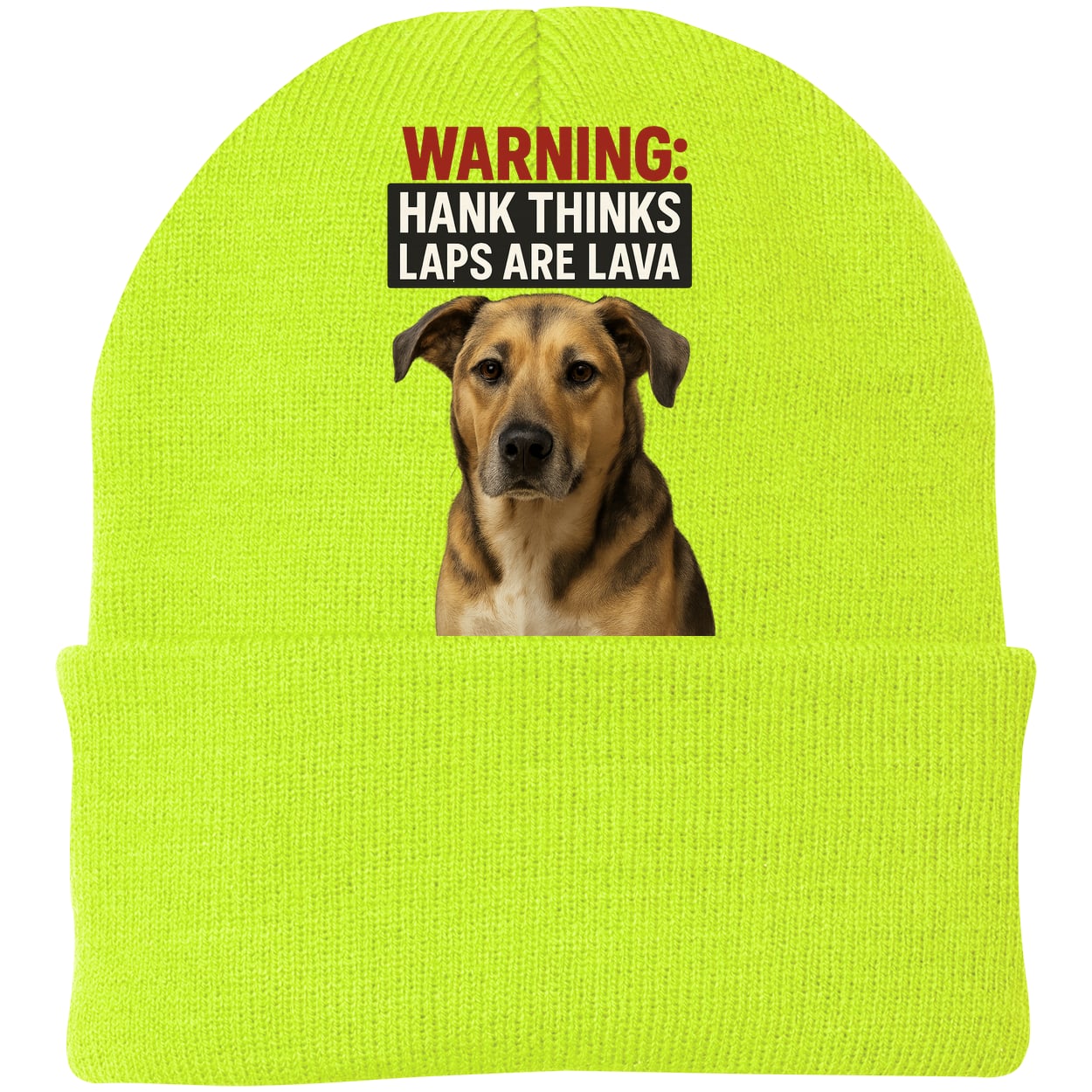 CP90 Port & Company Knit Beanie - Neon Yellow