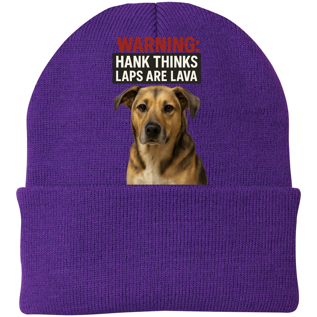 CP90 Port & Company Knit Beanie - Athletic Purple