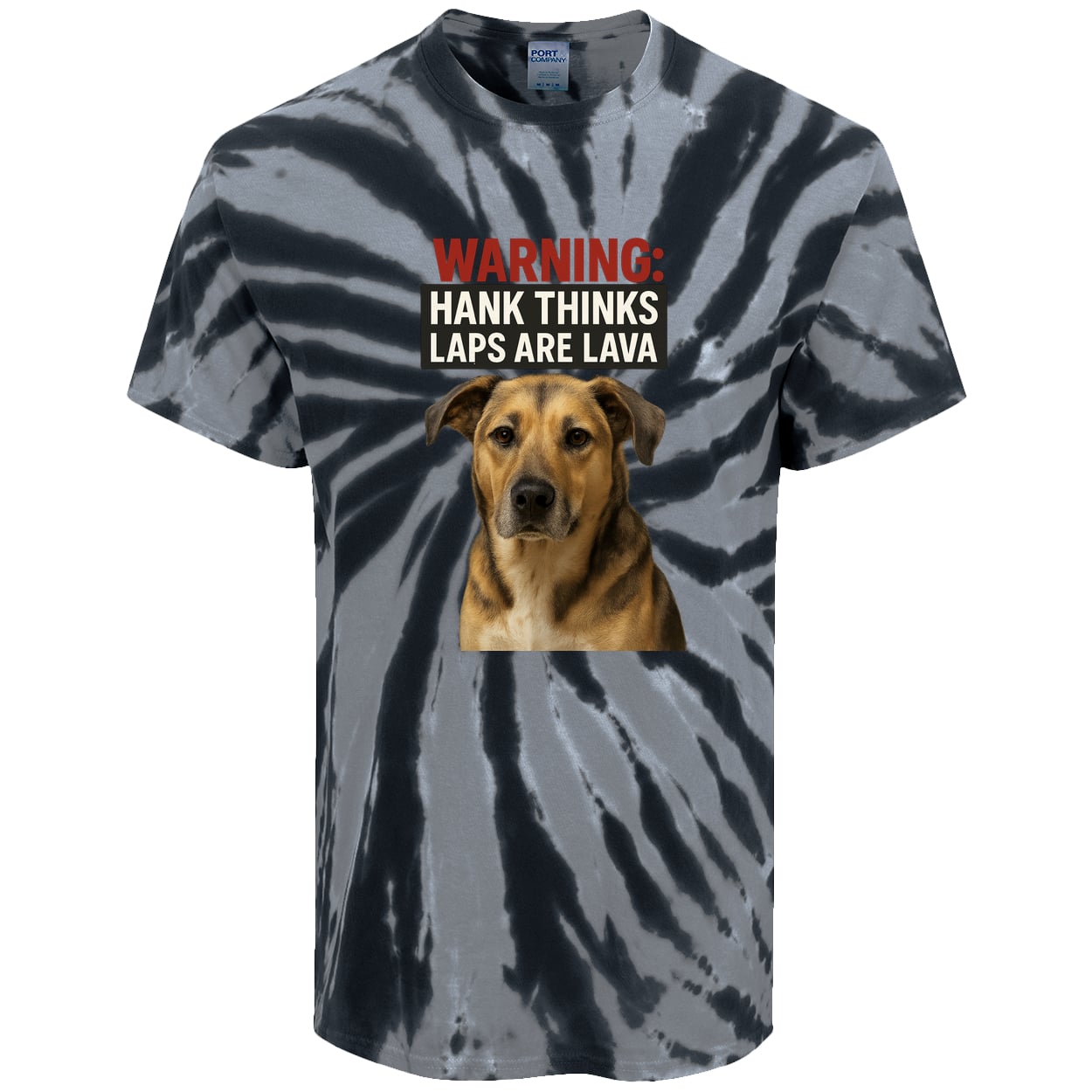 PC147 Port & Company Tie-Dye Tee - Black