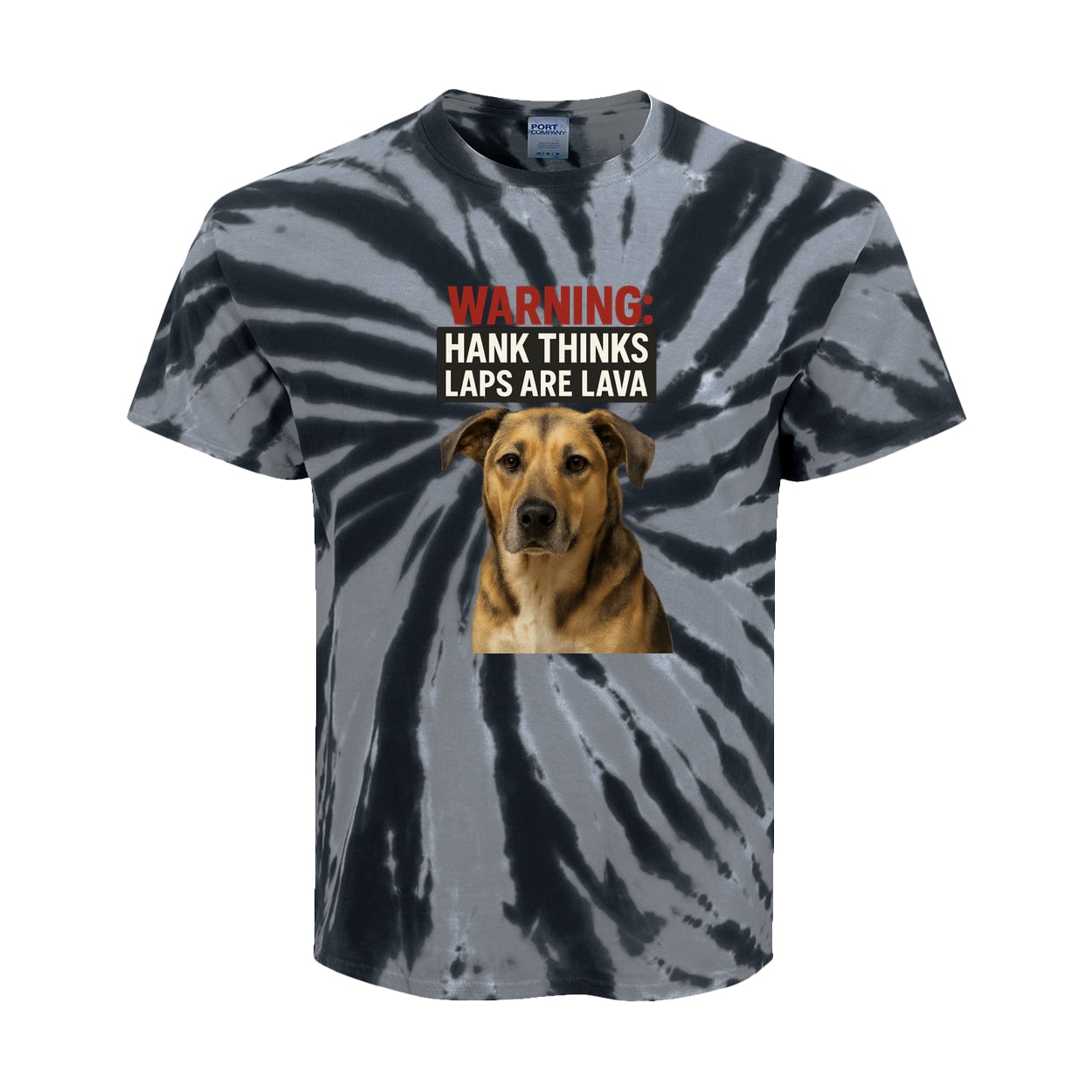 PC147Y Port & Company Kids Tie-Dye Tee - Black