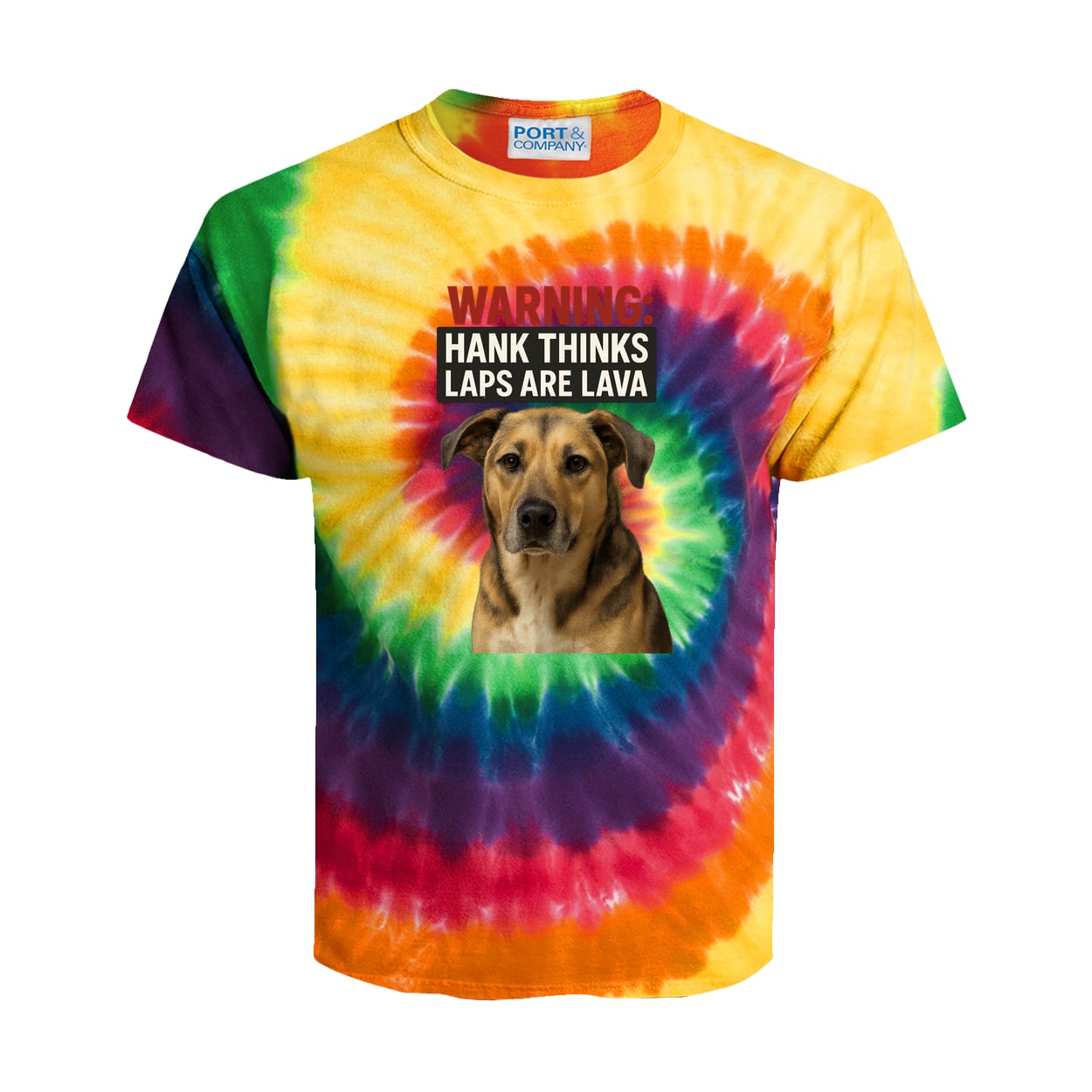 PC147Y Port & Company Kids Tie-Dye Tee - Rainbow