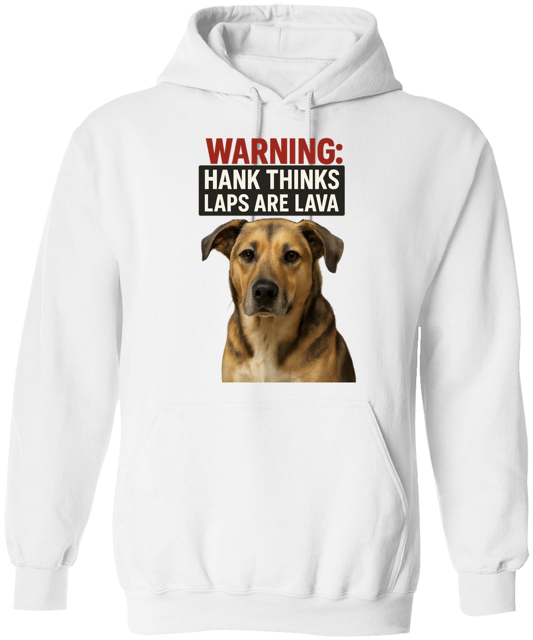 G185 Gildan Pullover Hoodie - White