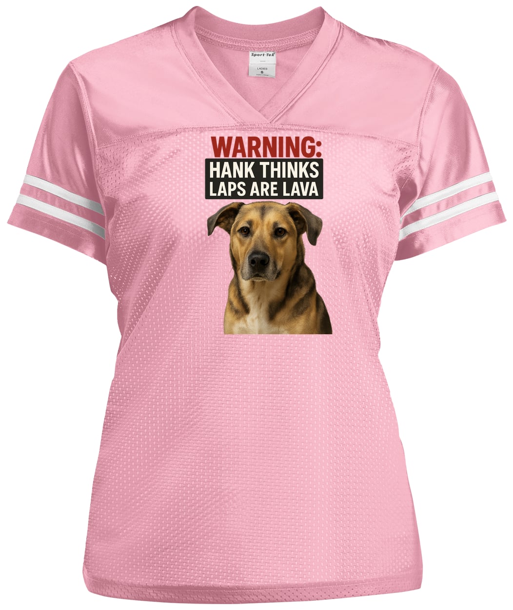 LST307 Sport-Tek Ladies' Replica Jersey - Light Pink/White
