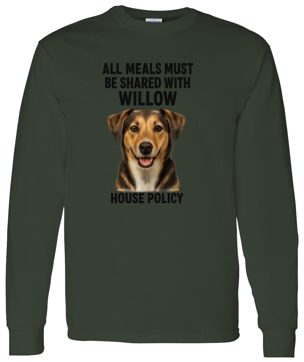 G540 LS T-Shirt 5.3 oz. - Forest Green