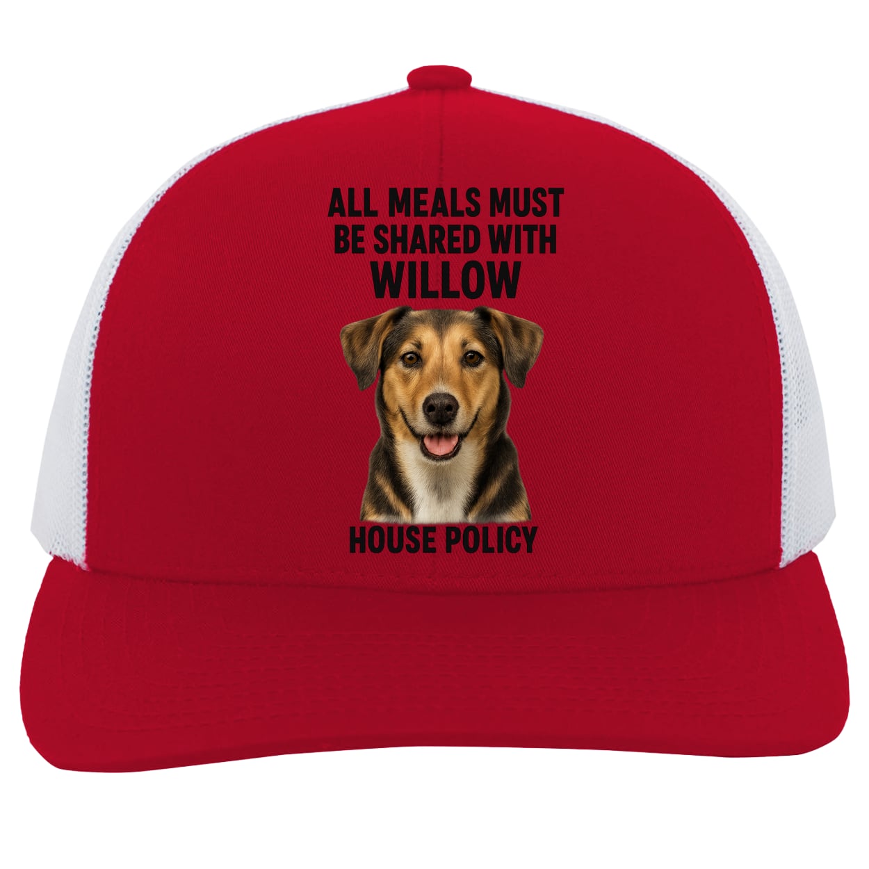 104C Trucker Snap Back - Red/White