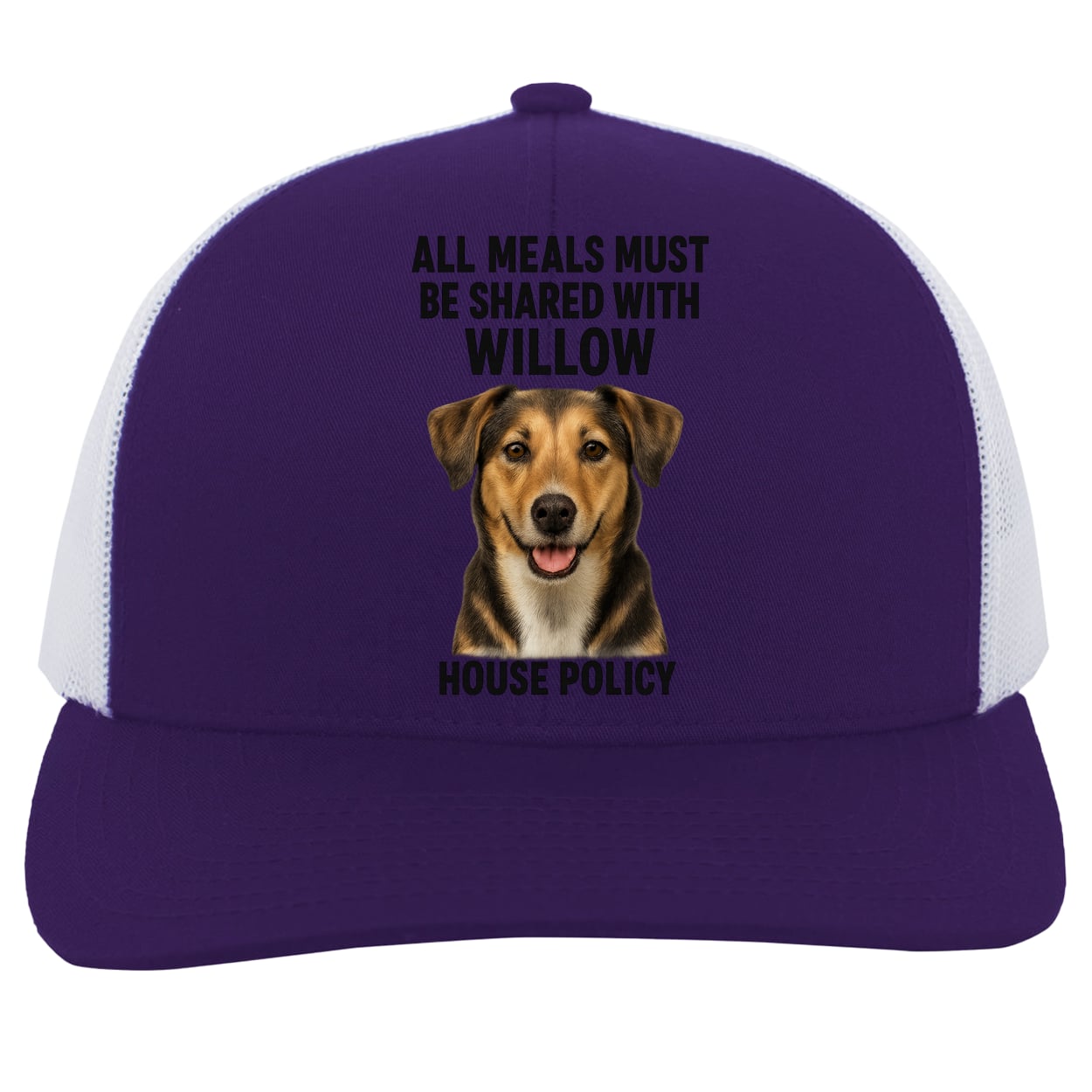 104C Trucker Snap Back - Purple/White