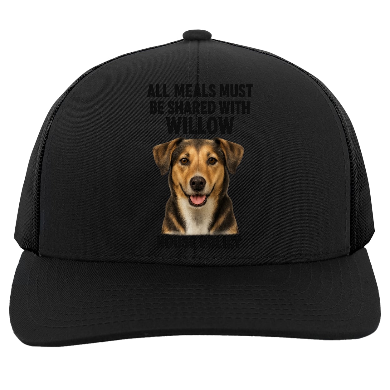 104C Trucker Snap Back - Black
