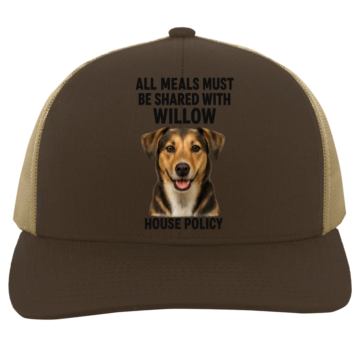 104C Trucker Snap Back - Brown/Khaki