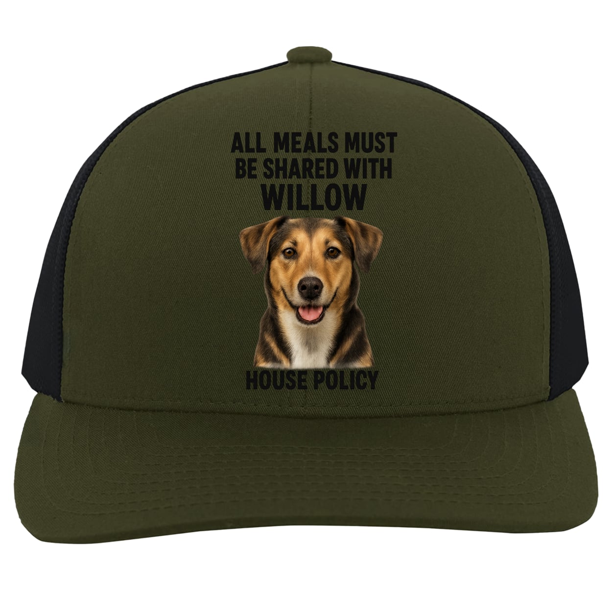104C Trucker Snap Back - Moss/Charcoal