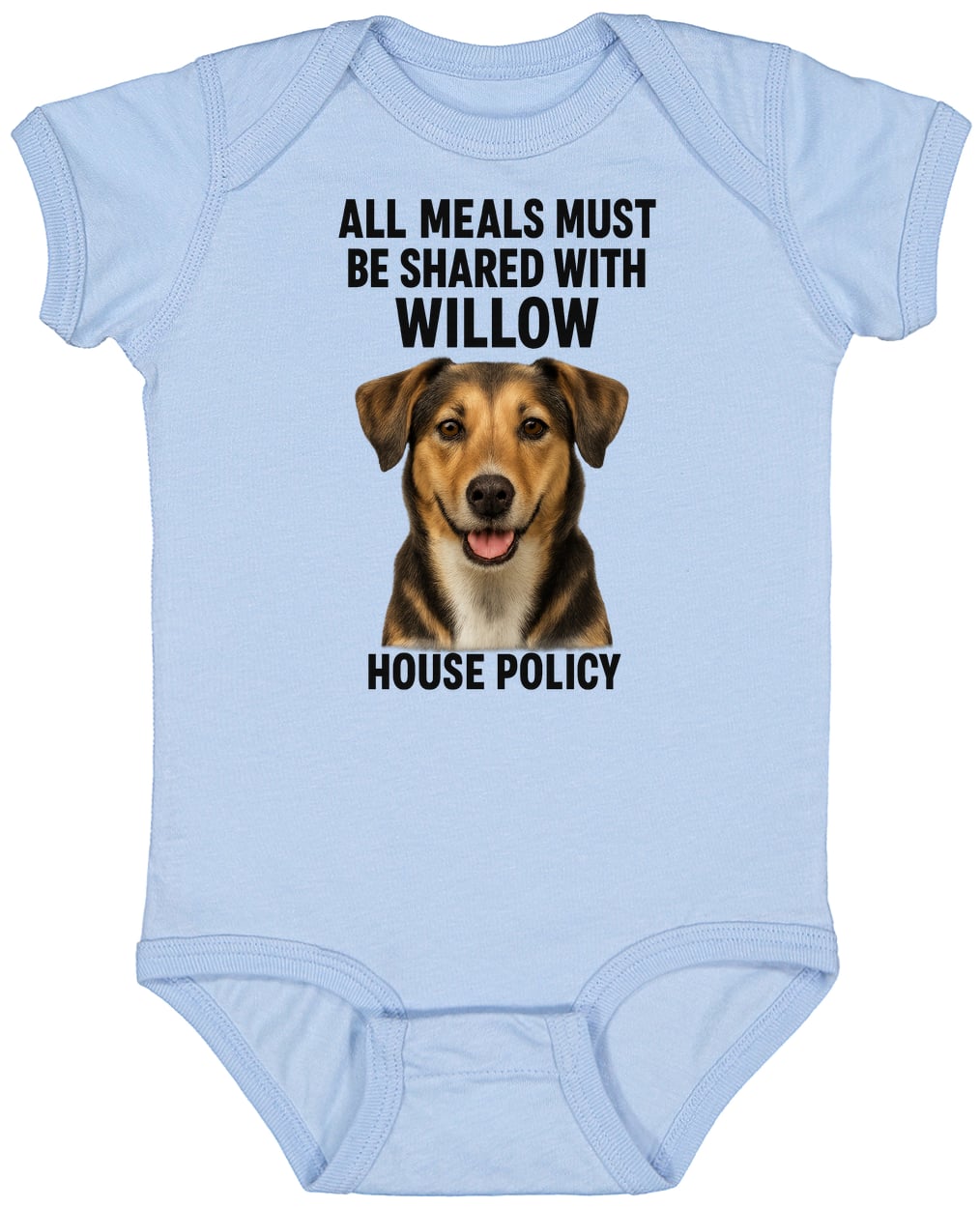 4424 Infant Fine Jersey Bodysuit - Light Blue