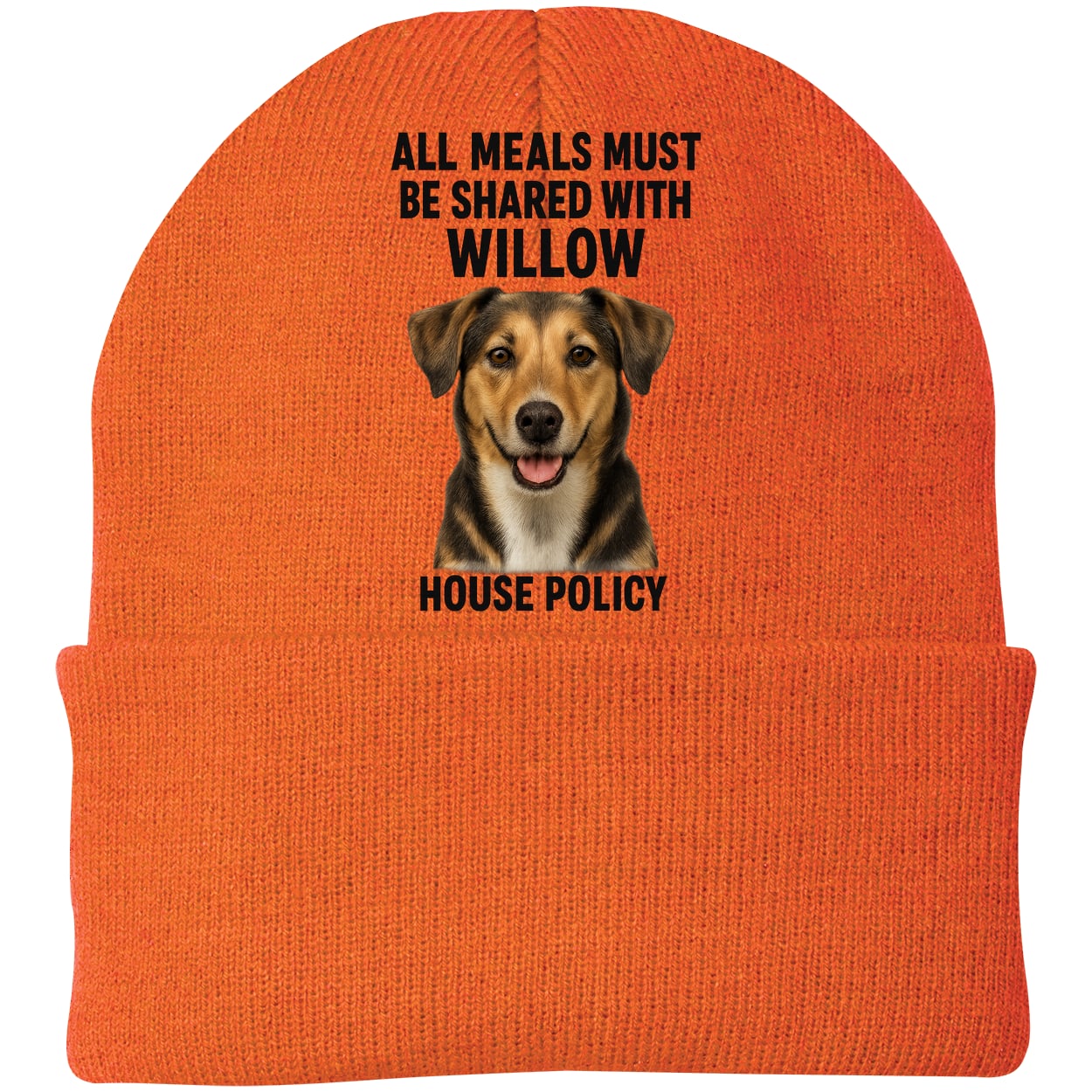 CP90 Port & Company Knit Beanie - Neon Orange