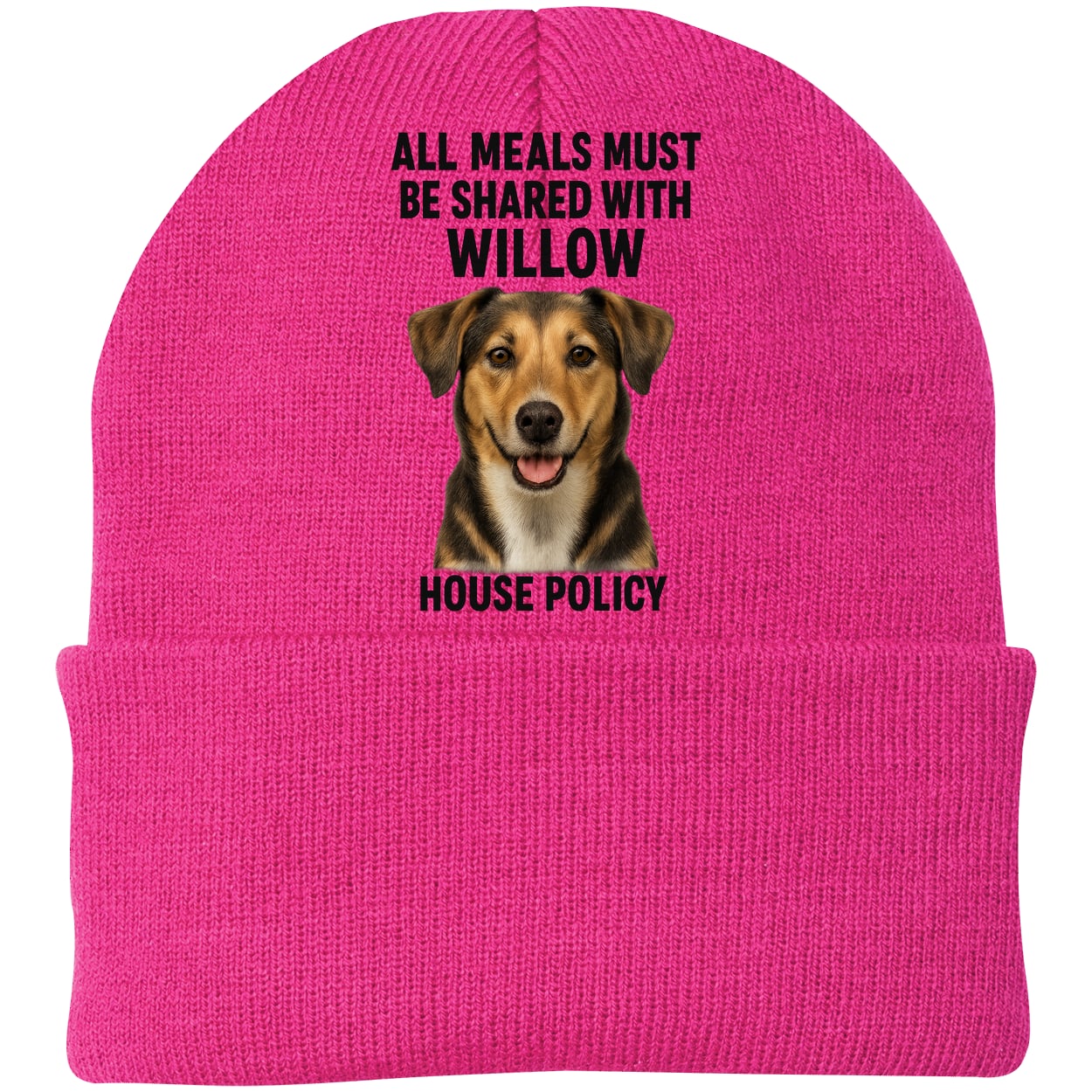 CP90 Port & Company Knit Beanie - Neon Pink